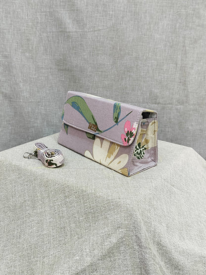 Crepe Rose Lily Box Sling Bags