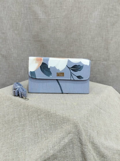 Grey Lily Box Sling Bags